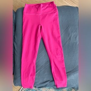 Fabletics 7/8 Length Pink Leggings